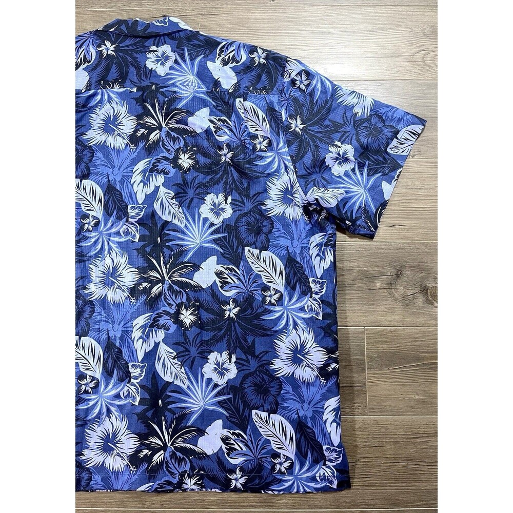 Tommy Bahama Hawaiian Villanova Embroidered Button Down Short Sleeve Shirt XXL - Picture 10 of 13